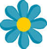 Blue Flower Clip Art